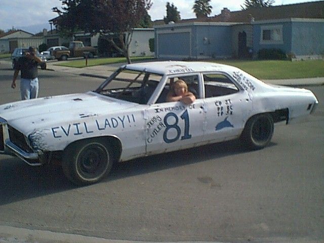 friends demo car after